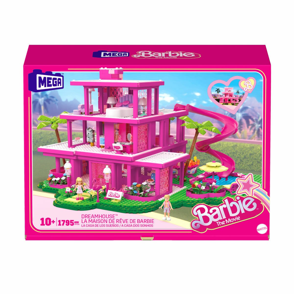 HPH26 MEGA Barbie® Rüya Evi 1795 parça +10 yaş