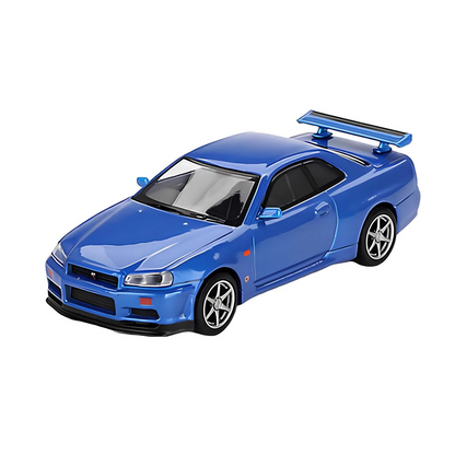 Mini GT 1/64 Nissan Skyline GT-R (R34) V-Spec Bayside Blue