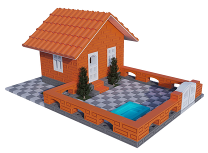 Minyatür Tuğla Yazlık Evi