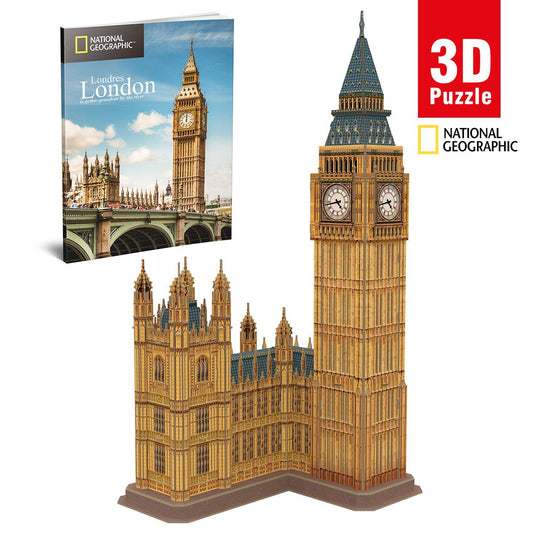 DS0992 Cubic Fun National Geographic Serisi Big Ben 94 parça / 3 Boyutlu Puzzle