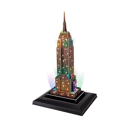 CUB L503H Empire State Binası ABD LED Işıklı -Necotoys