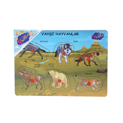 ONY-328 329 Onyıl, Ahşap Tutmalı Vahşi Hayvanlar