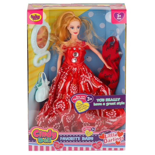 02280 Anlily Aynalı Çantalı Elbiseli Bebek -Oydaş Oyuncak