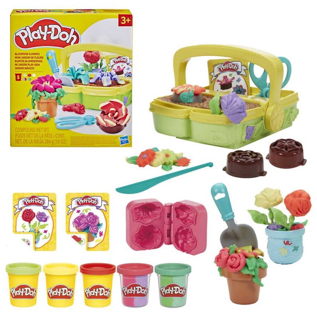 Play-Doh Renkli Çiçekler Botanik Oyun Seti