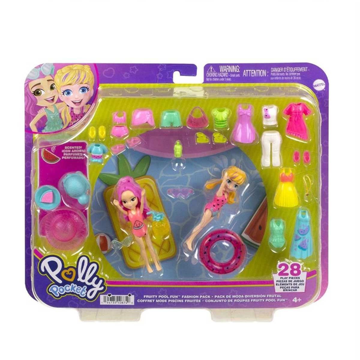 Polly Pocket ve Arkadaşları Farklı Moda Aksesuarları Oyun Setleri