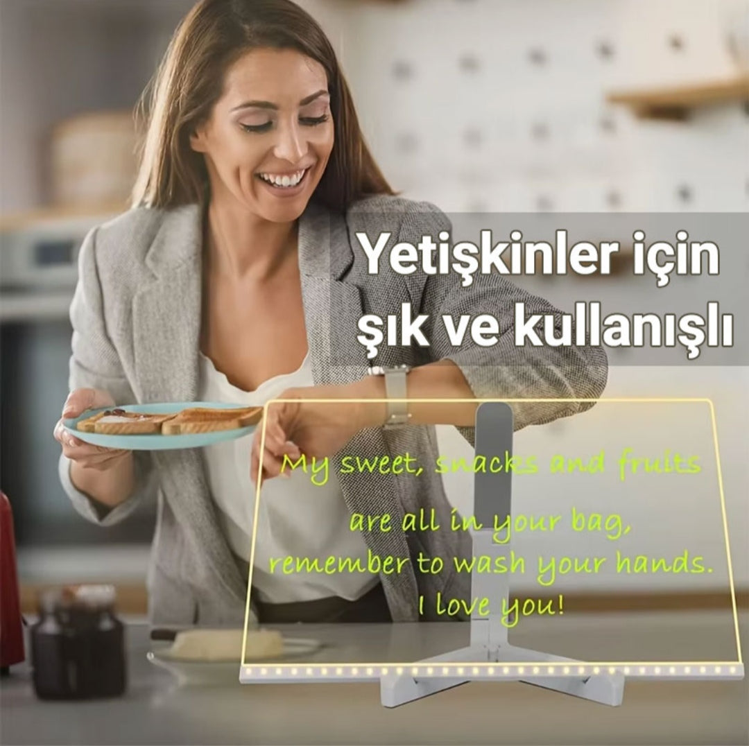 🎨  Sihirli  Led Işıklı Çizim Panosu