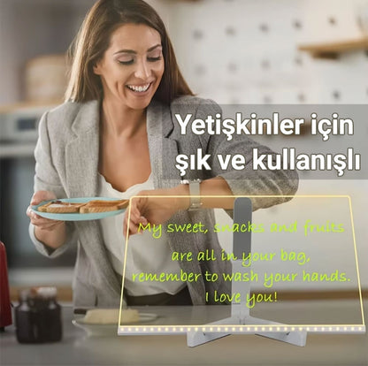 🎨  Sihirli  Led Işıklı Çizim Panosu