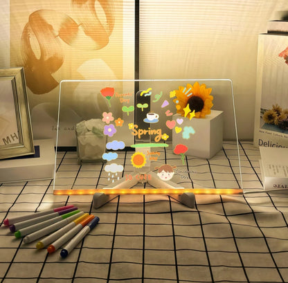 🎨  Sihirli  Led Işıklı Çizim Panosu