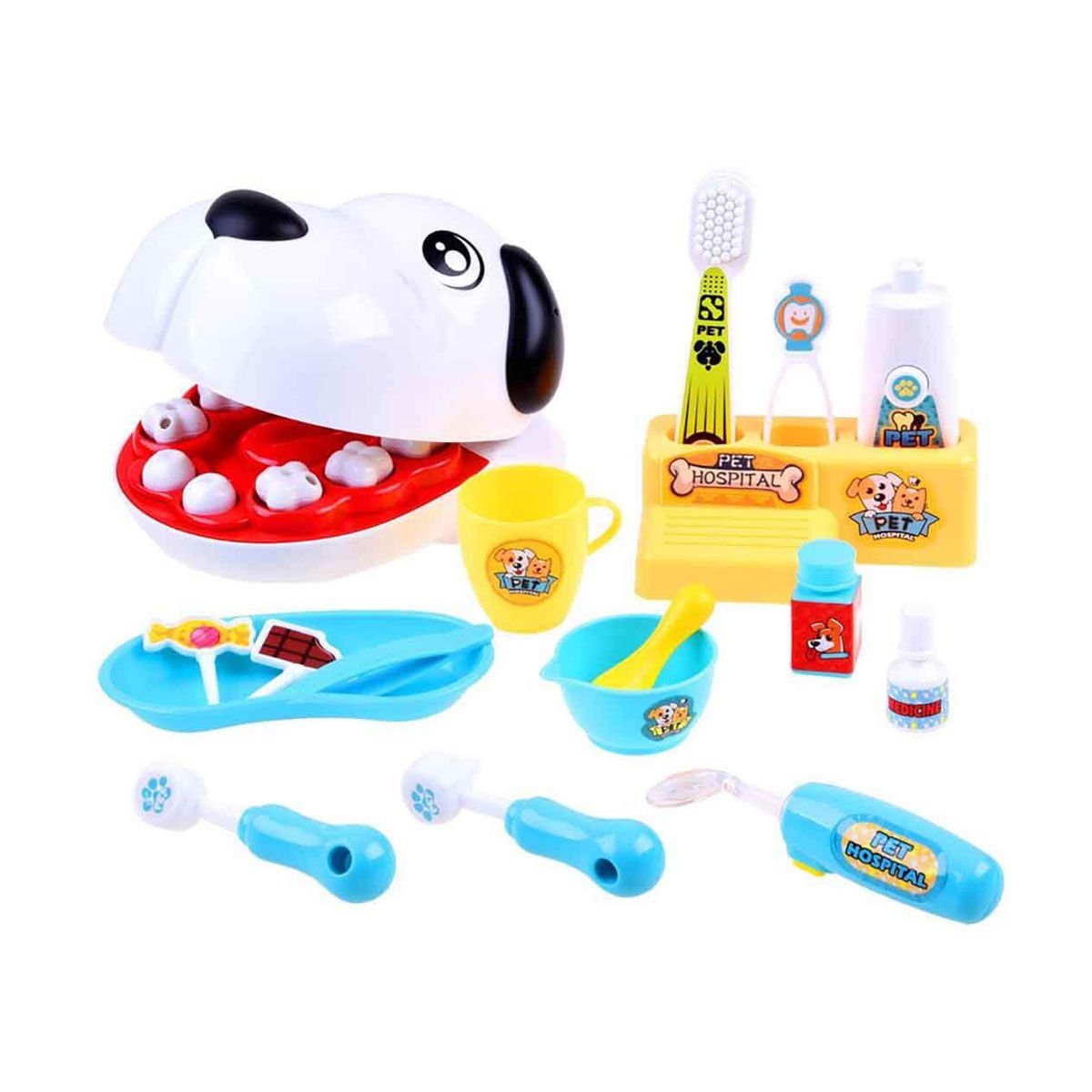 3162 Veteriner Diş Hekimi Seti 17 Parça -Sunman