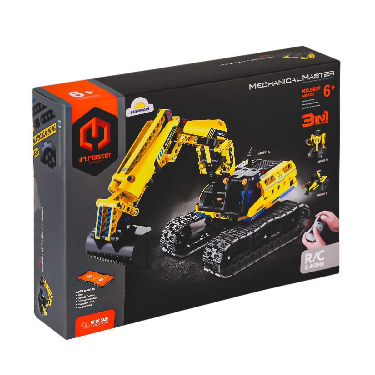 6801 IMM Mekanik Master Blokları Kepçe 2IN1 342 Parça