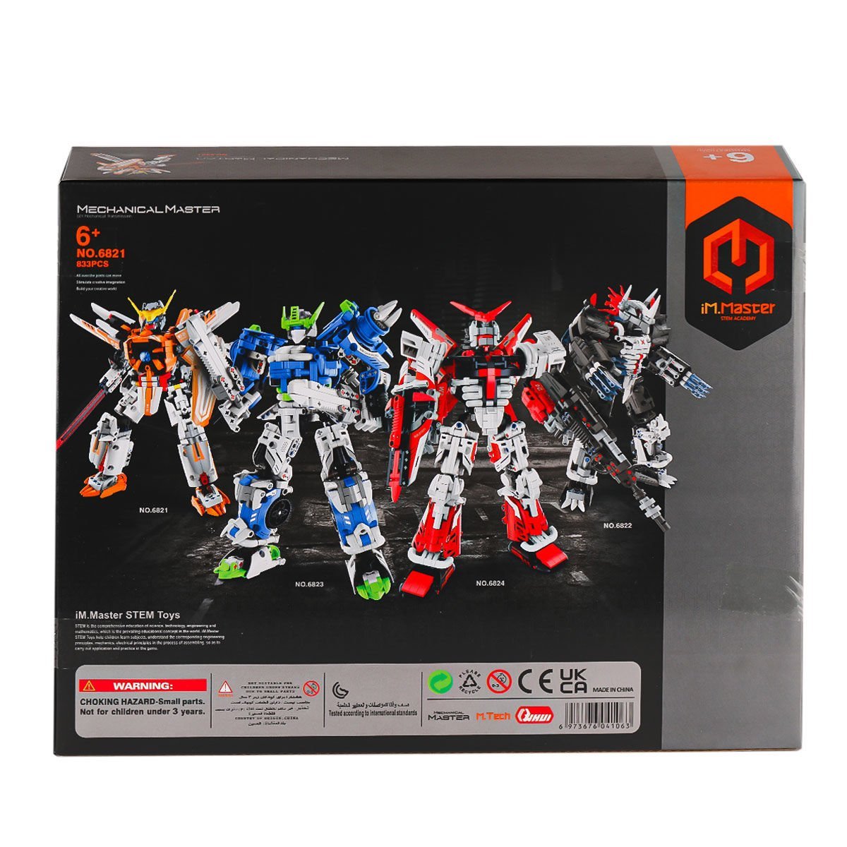 6821 IMM Savaşçı Robot Blok Seti 833 Parça