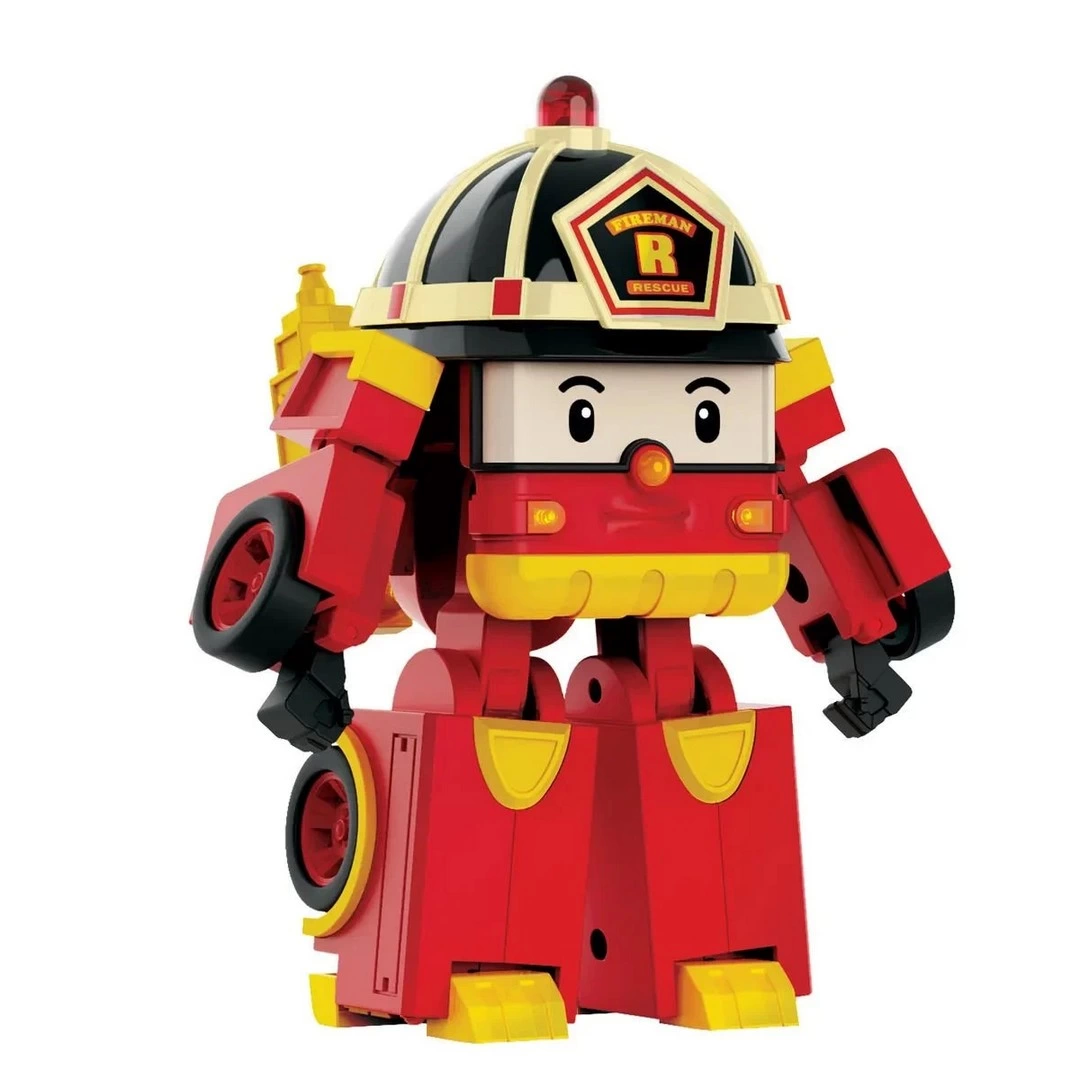 Sesli ve Işıklı Robocar Poli Büyük Transforming Robot Roy
