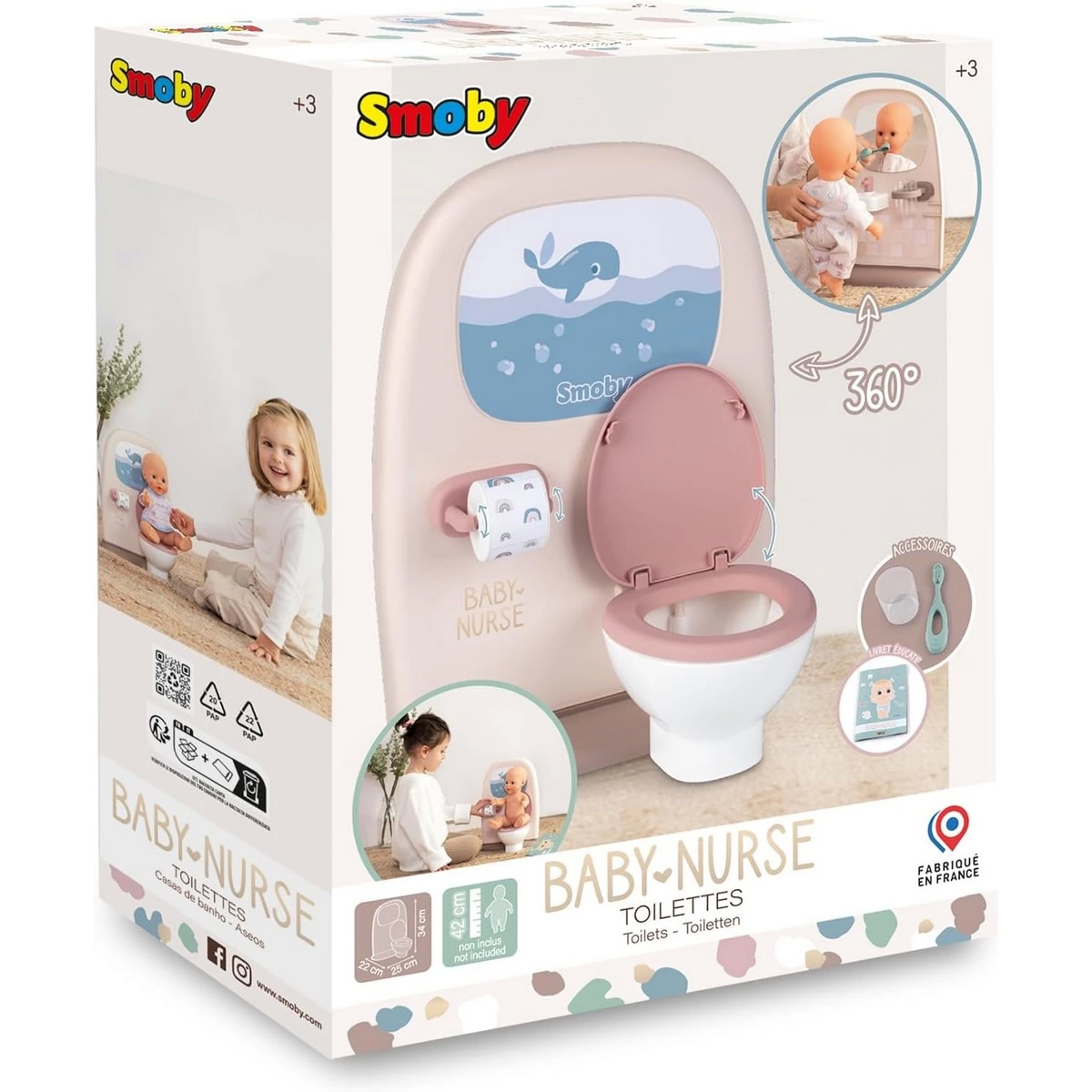 Smoby Baby Nurse Tuvalet Ve Lavabo Seti 220380