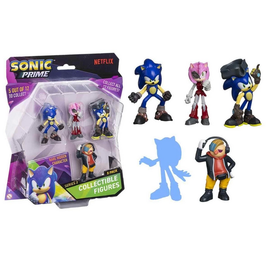 Sonic Prime 5’li Figür Seti S2 Kulaklıklı Doktor Don'T