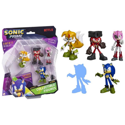 Sonic Prime 5’li Figür Seti S2 Kulaklıklı Doktor Don'T