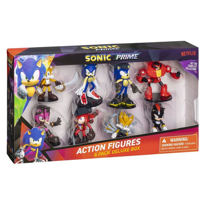 Sonic Prime 8'li Deluxe Aksiyon Figür Seti Seri 2