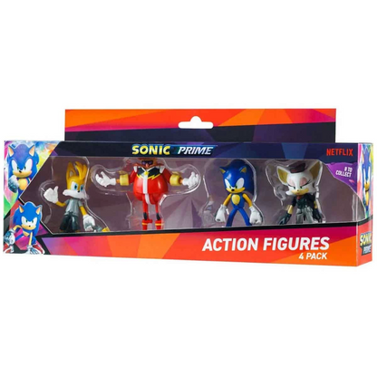 Sonic Prime Deluxe Aksiyon Figürleri 4'lü Set SON6040