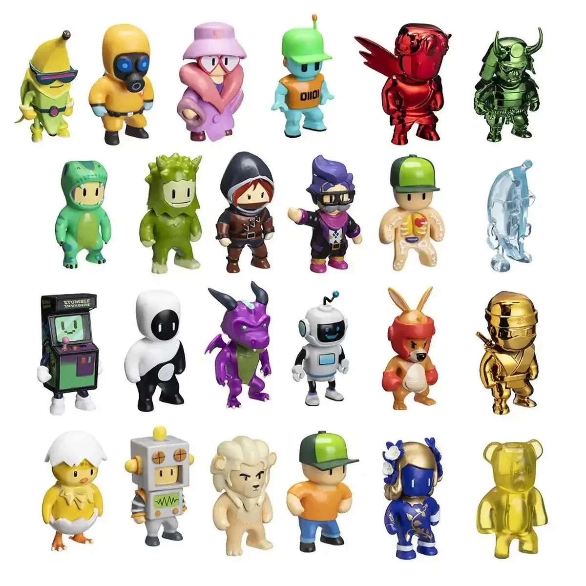 Stumble Guys 3'lü Aksiyon Figür Set