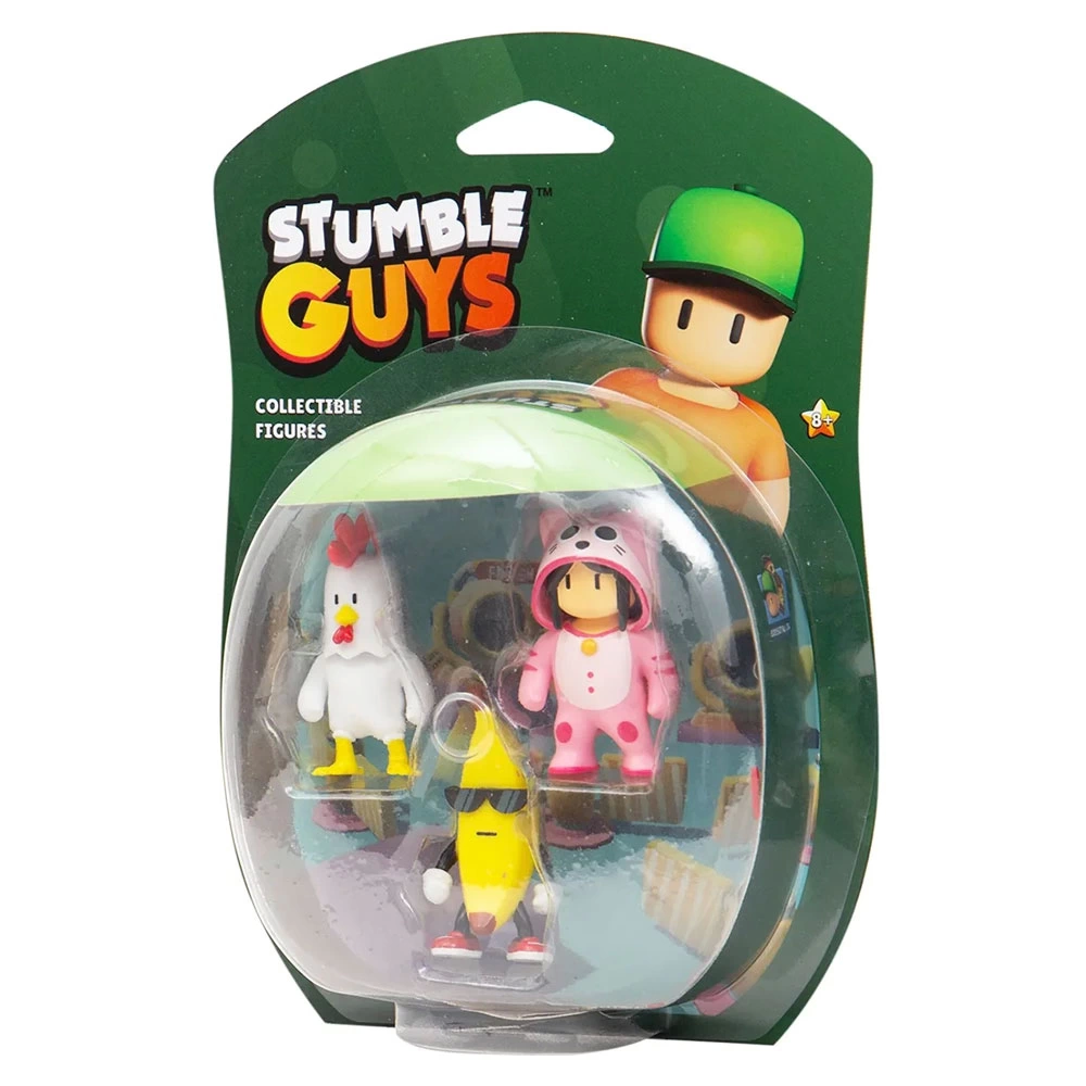 Stumble Guys 3'lü Figür Set