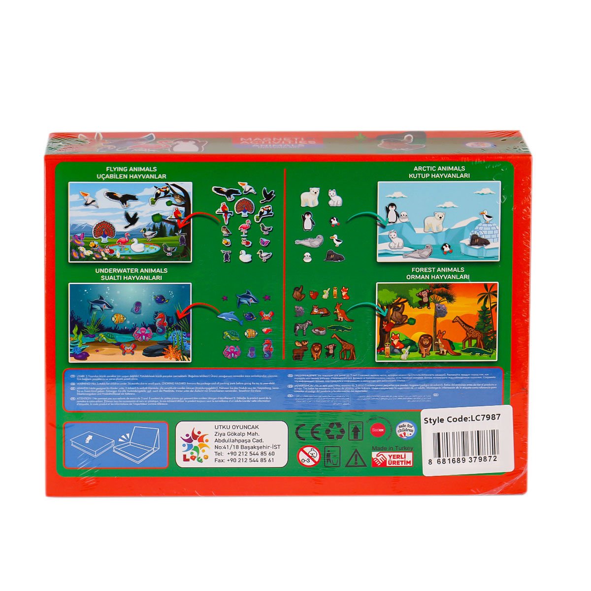 LC7987 Manyetik Aktivite Hayvanlar -Laçokids