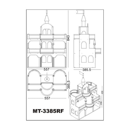 3385RF Mentari Ahşap Prenses Kalesi